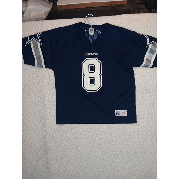Troy Aikman Dallas Cowboys Number 8 Signed Autographed XL